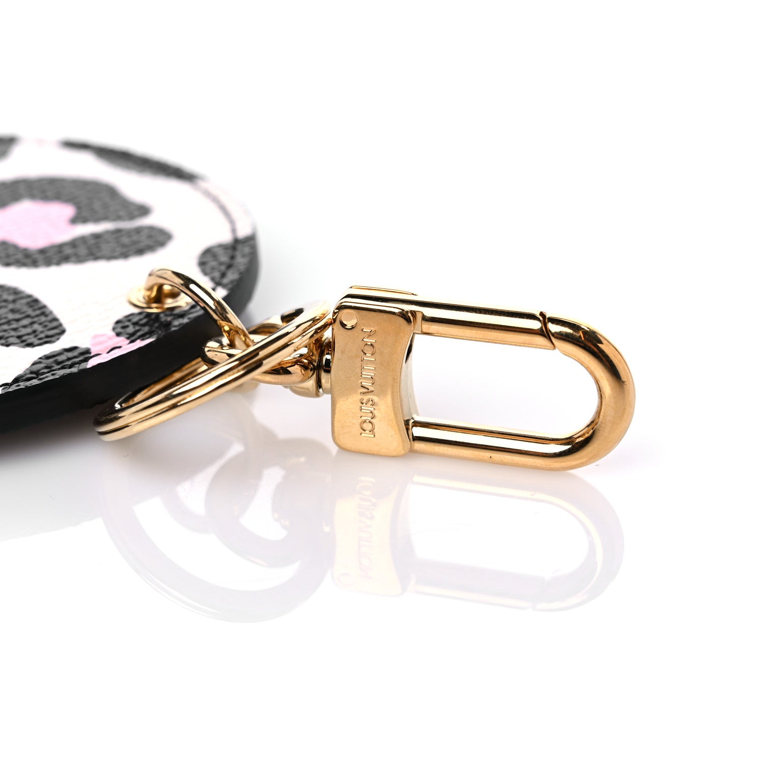 Louis Vuitton Monogram Wild At Heart Illustre Bag Charm Key Ring Black 3 of 3