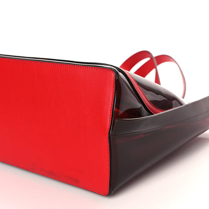 Valentino Garavani PVC Vlogo Small Escape Tote Red 9 of 12
