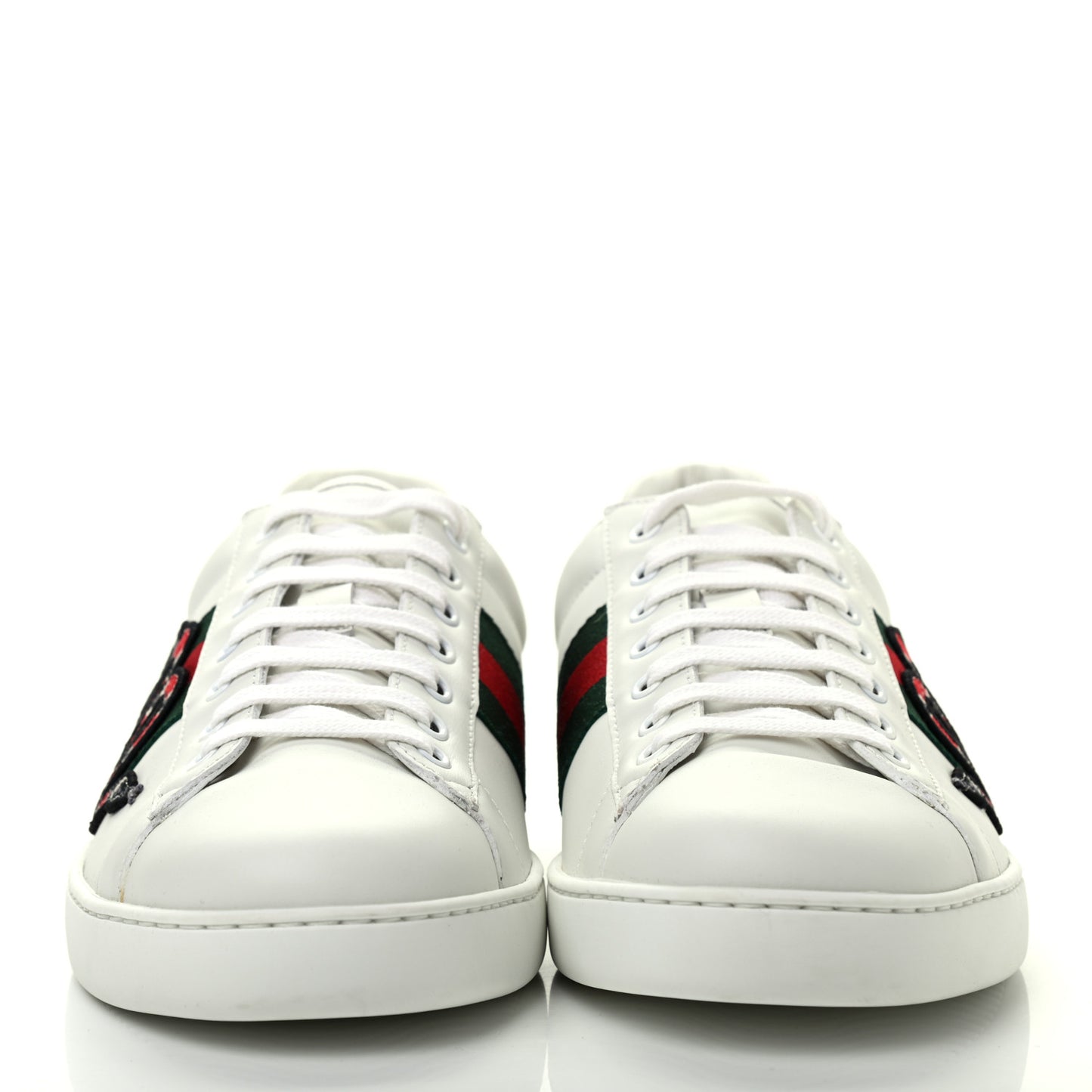 Calfskin Ayers Kingsnake Embroidered Mens Ace Sneakers 10 Green Red