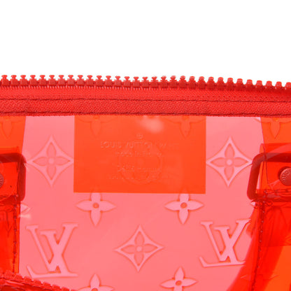 Louis Vuitton PVC Monogram Keepall Bandouliere 50 Grenadine Red 9 of 10