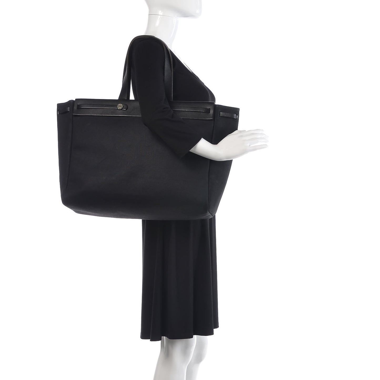 Toile Vache Hunter Herbag Cabas MM Black