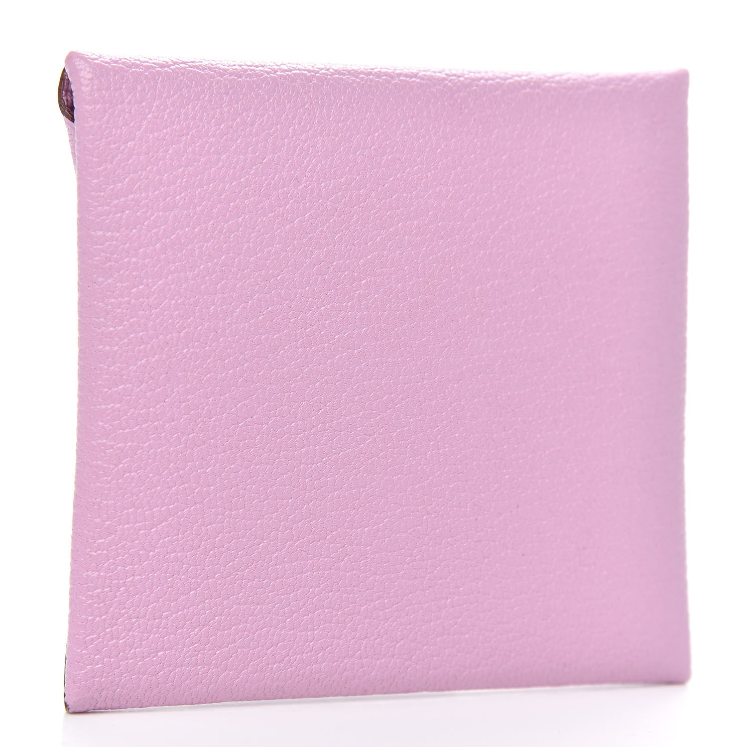 Hermes Chevre Mysore Bastia Coin Purse Mauve Sylvestre 3 of 7
