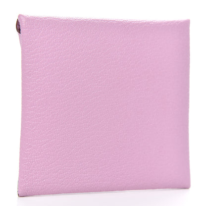 Hermes Chevre Mysore Bastia Coin Purse Mauve Sylvestre 3 of 7