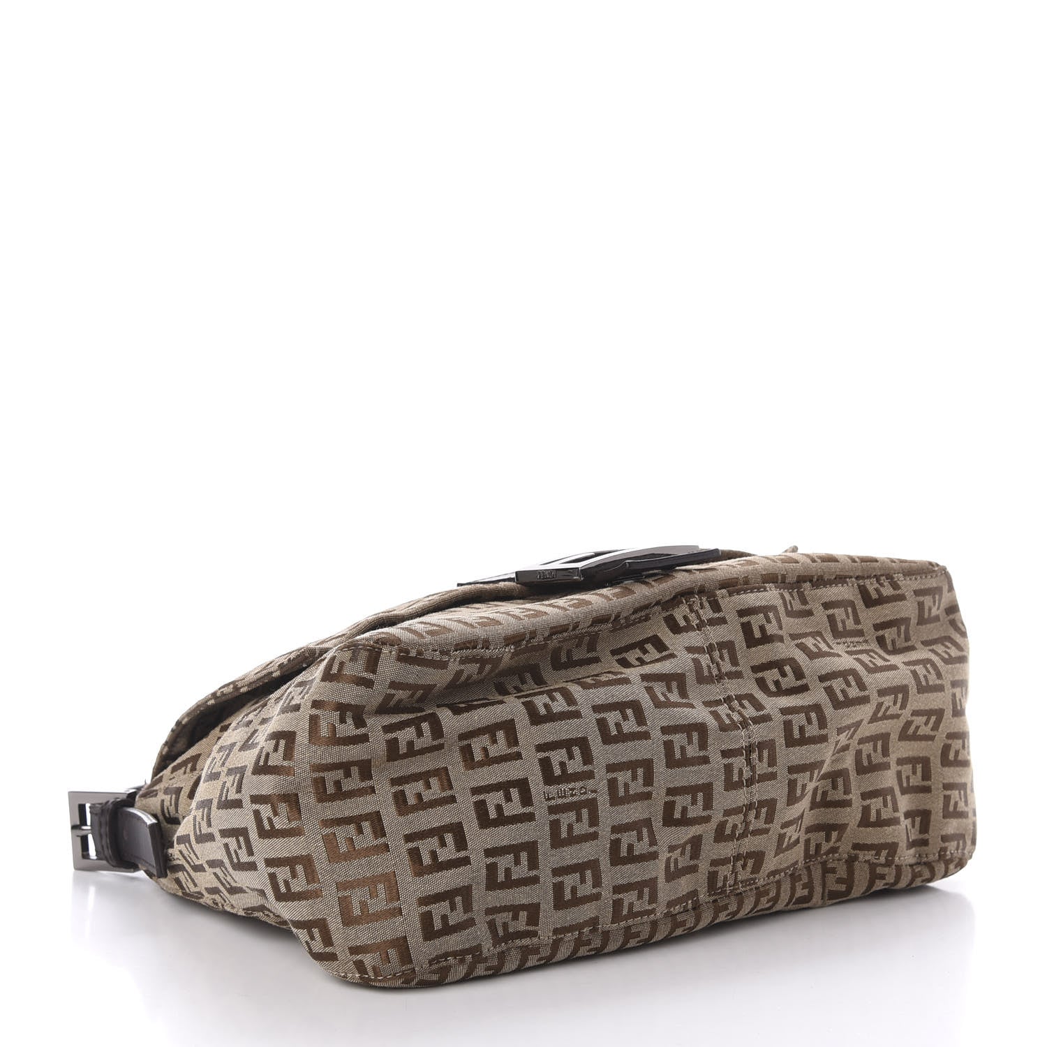 Fendi Zucchino Mama Baguette Dark Brown 4 of 9