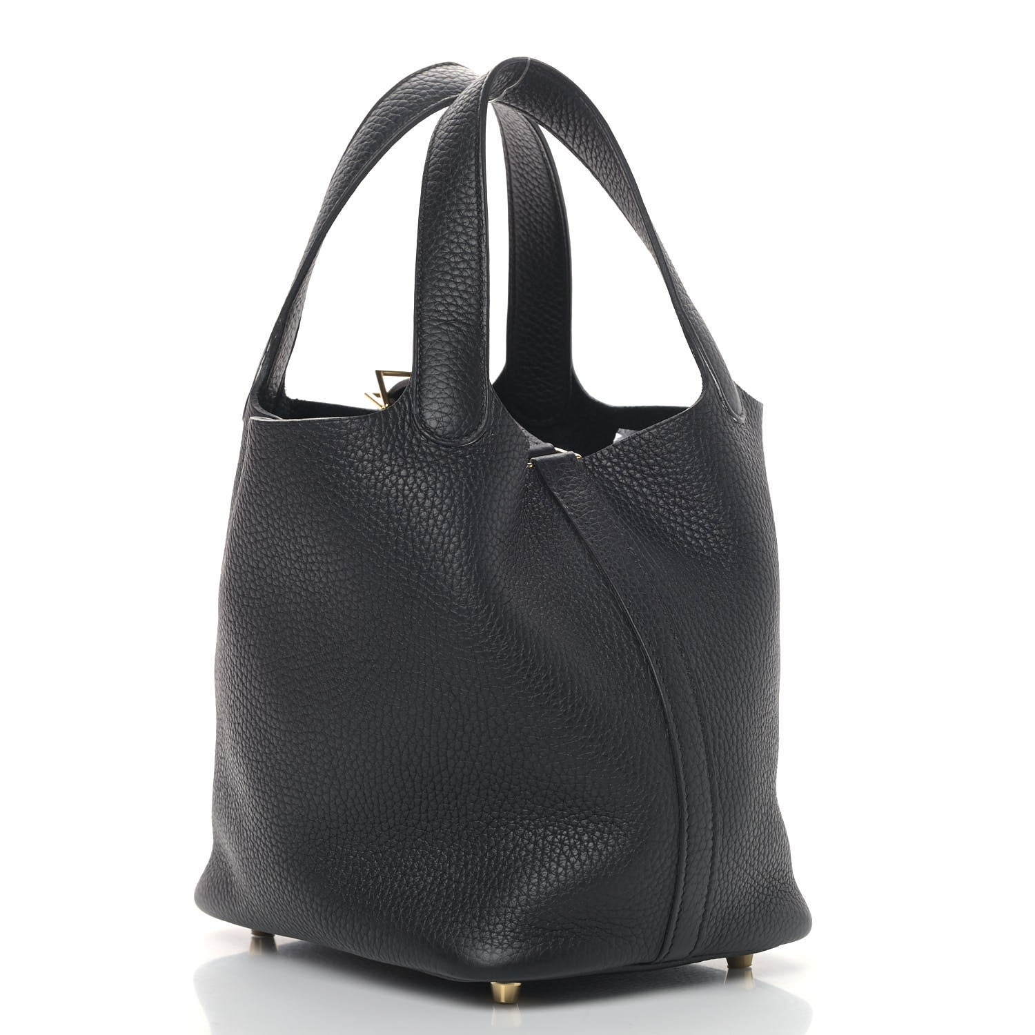Hermes Taurillon Clemence Picotin Lock 18 PM Black 3 of 9