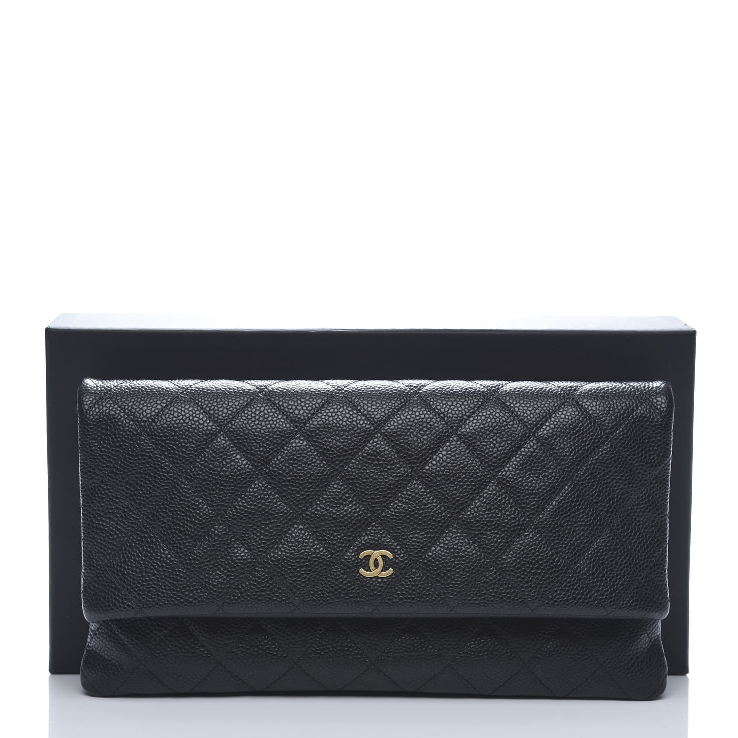 Chanel Caviar Quilted CC Beauty Clutch Black 11 of 11