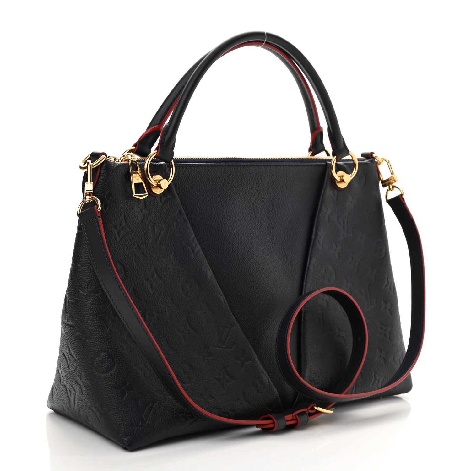 Louis Vuitton Empreinte V Tote MM Marine Rouge 3 of 8