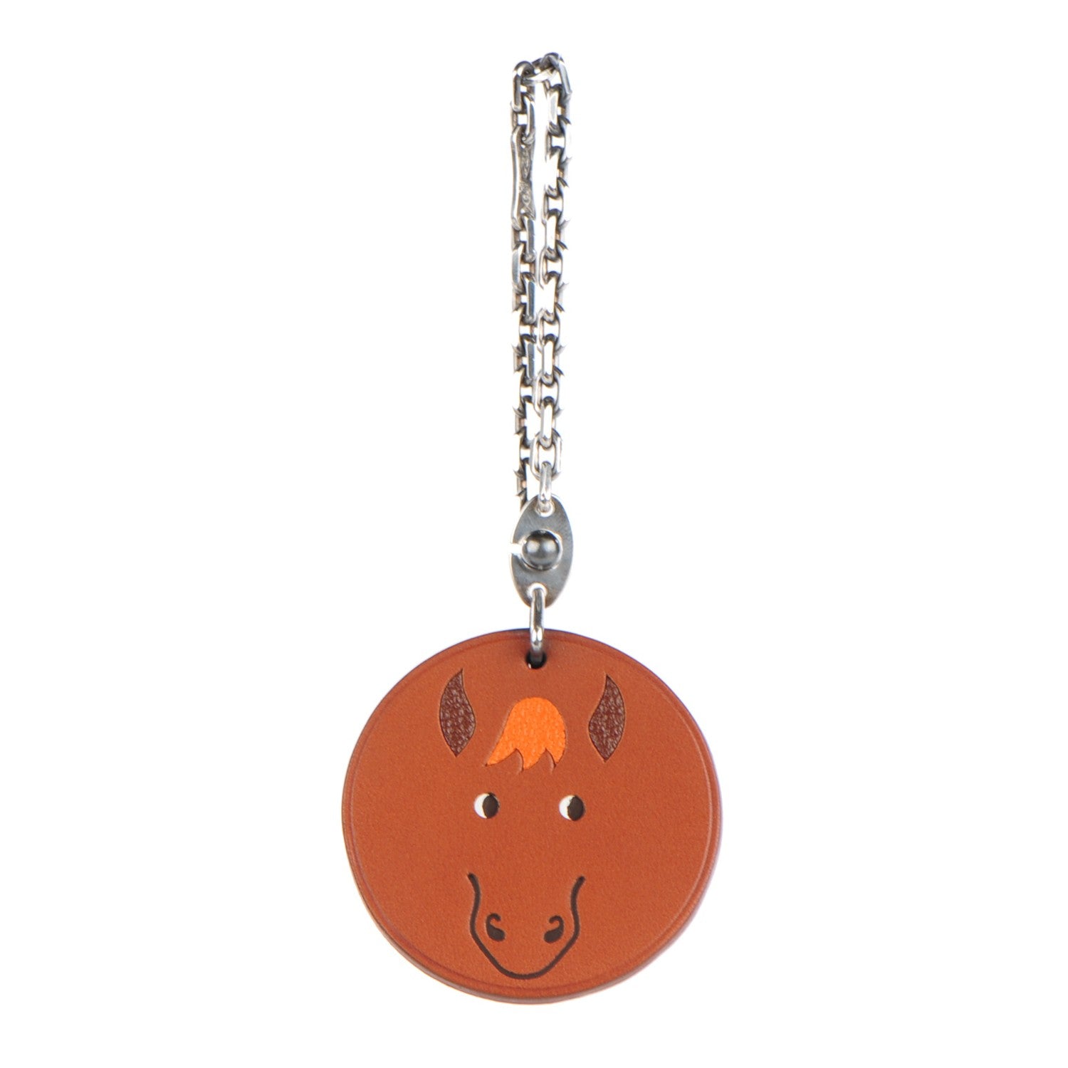 Hermes Barenia Horse Bag Charm Fauve 1 of 4