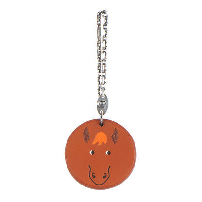 Hermes Barenia Horse Bag Charm Fauve 1 of 4