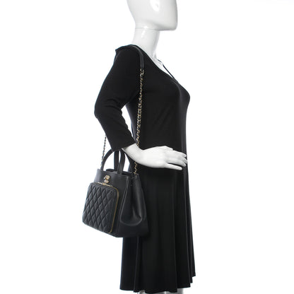 Chanel Caviar Quilted Small Business Affinity Shopping Bag Black 2 of 10