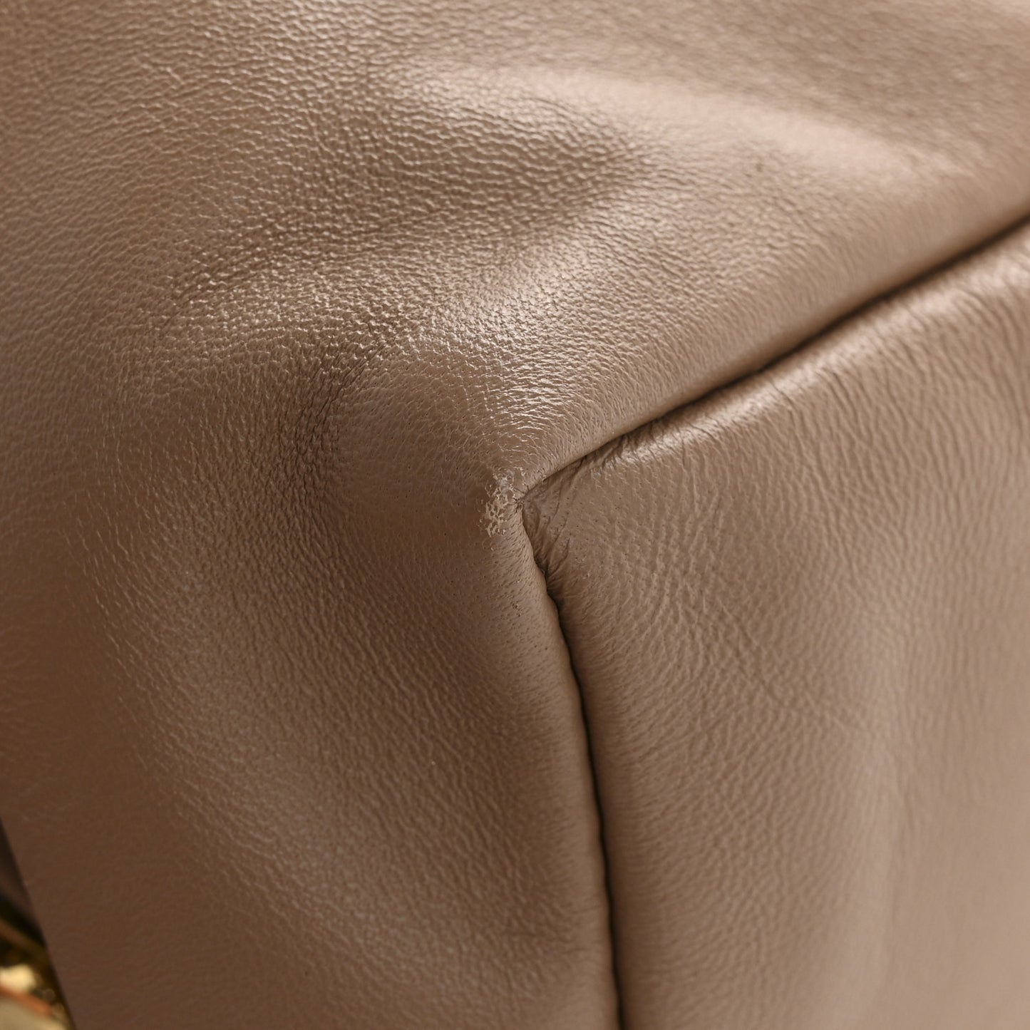 Lambskin Cloud Clutch Biscotto