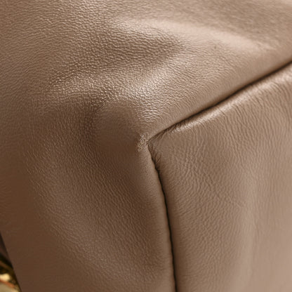 Mansur Gavriel Lambskin Cloud Clutch Biscotto 9 of 9