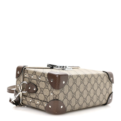 Gucci GG Supreme Monogram Globe-Trotter Beauty Case Brown 4 of 10