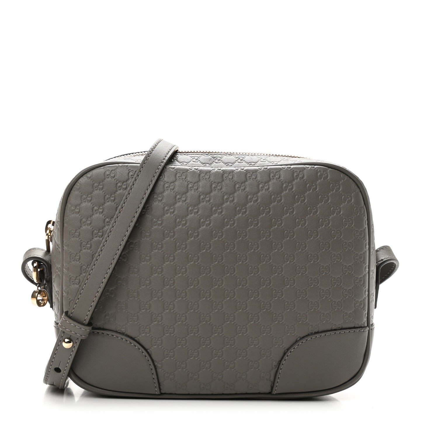 Microguccissima Mini Bree Messenger Bag Grey