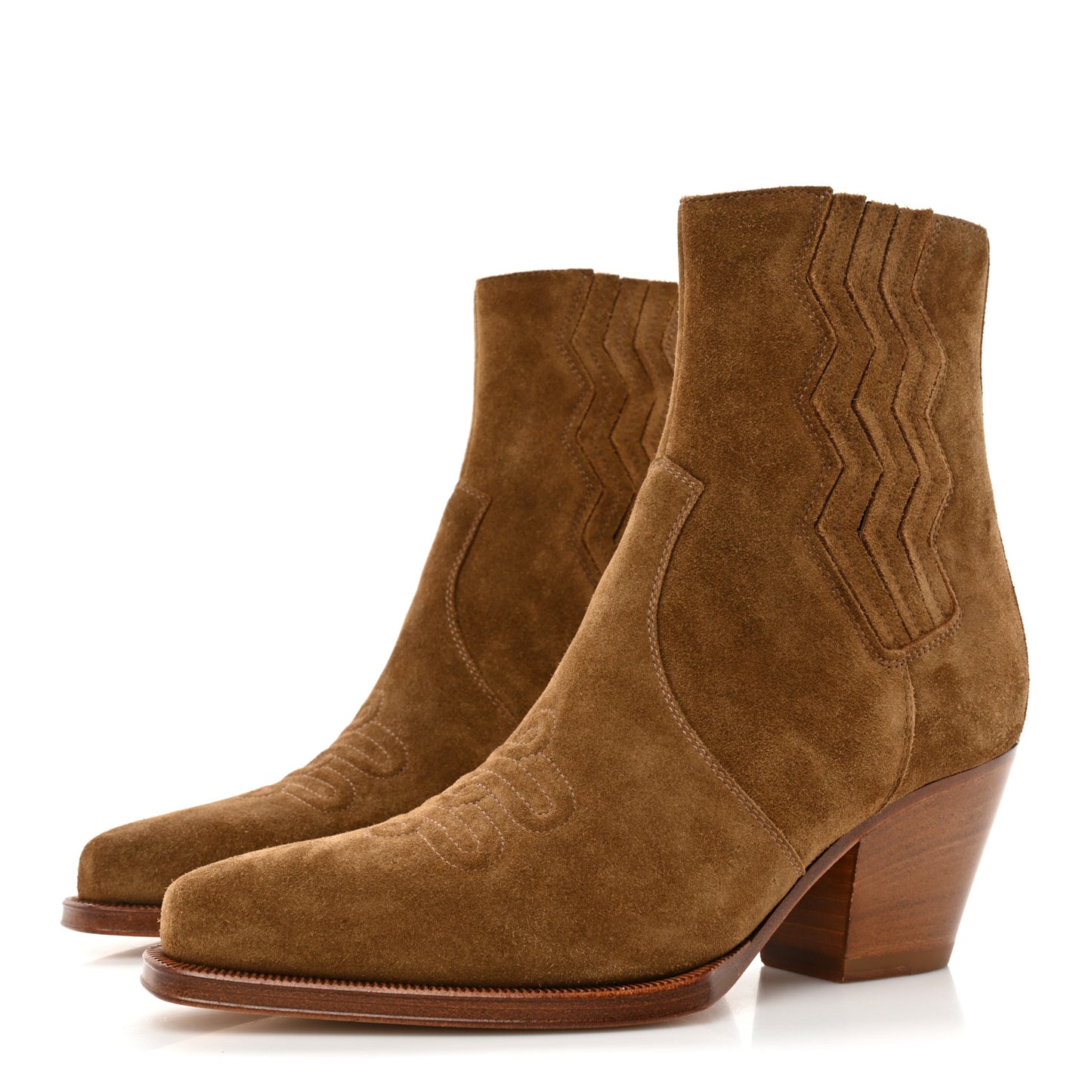 Suede Womens Vegas Ankle Boot 36.5 Brun Fume