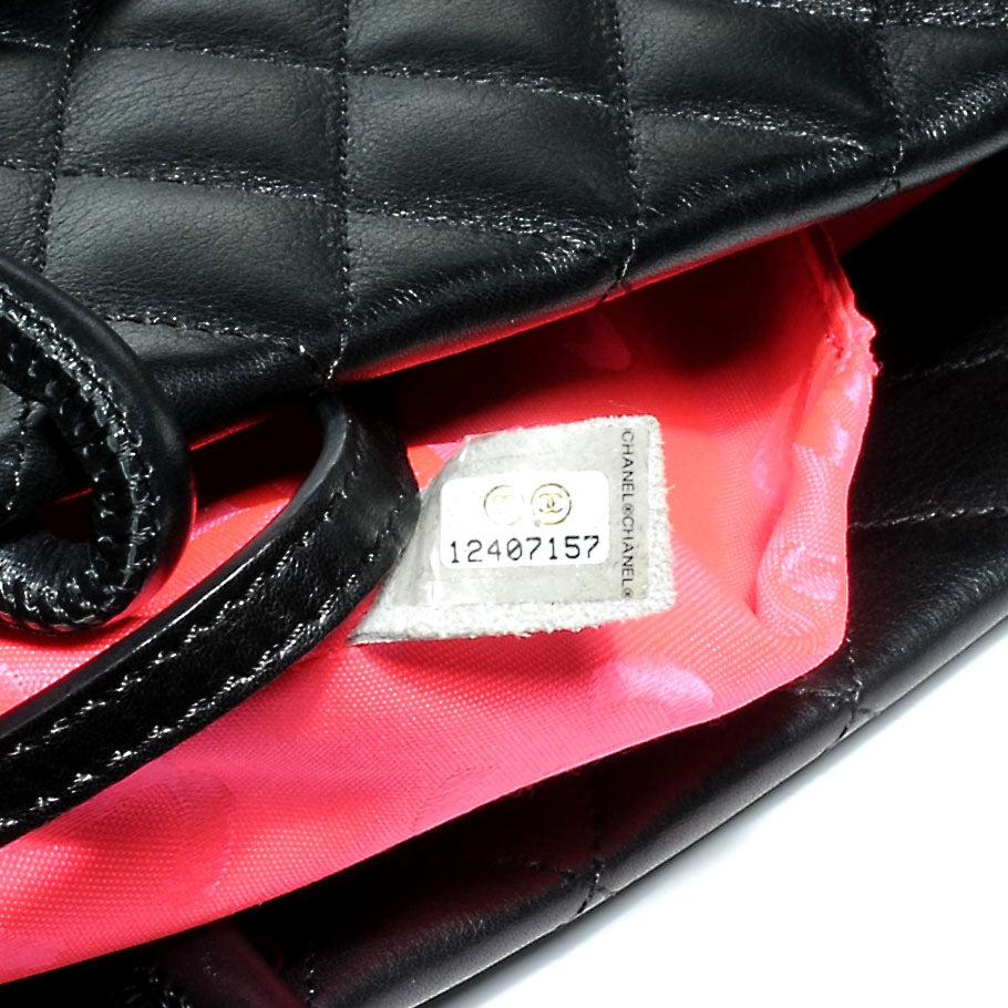 Chanel Calfskin Quilted Large Cambon Tote Black 5 of 5