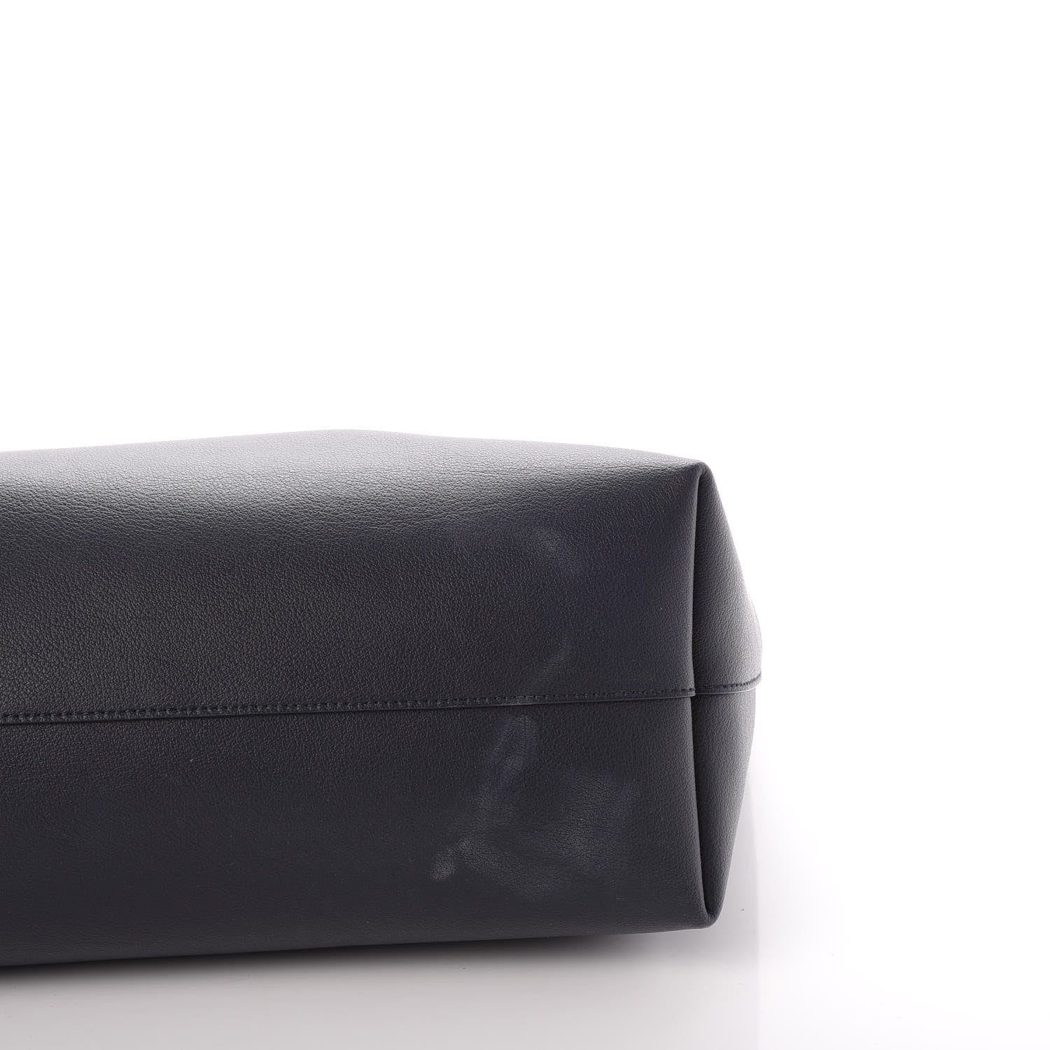 Saint Laurent Calfskin Large Shopping Tote Deep Marine 10 of 10
