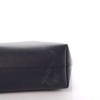 Saint Laurent Calfskin Large Shopping Tote Deep Marine 10 of 10