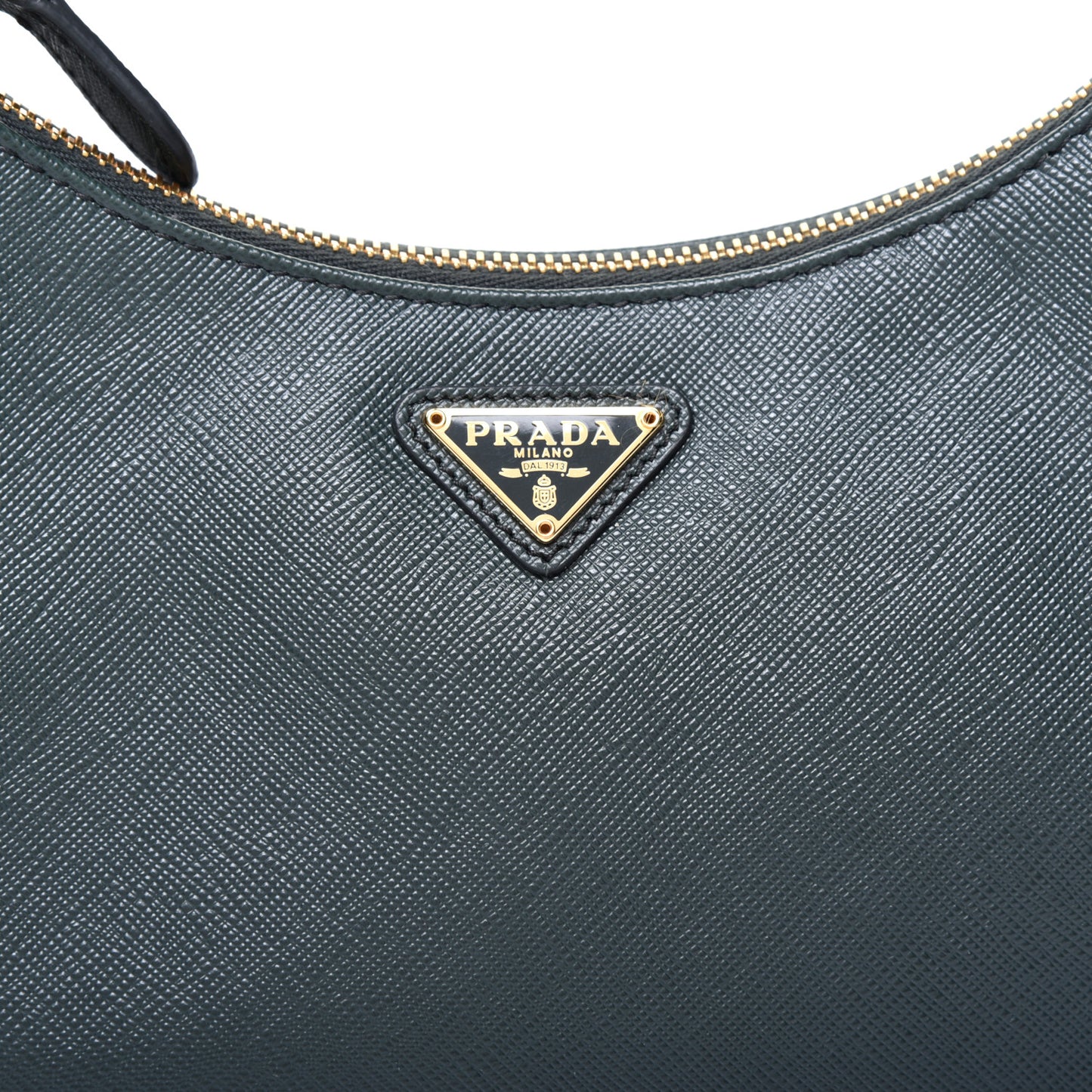 Saffiano Lux Re-Edition 2005 Shoulder Bag Smeraldo