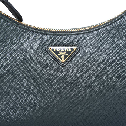 Prada Saffiano Lux Re-Edition 2005 Shoulder Bag Smeraldo 9 of 11