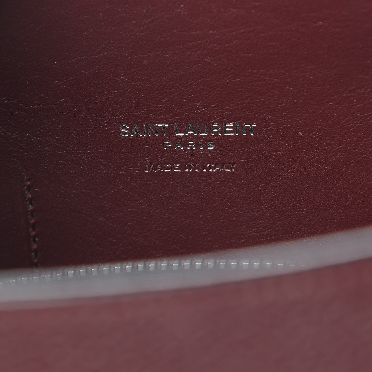 Saint Laurent Grained Calfskin Small Classic Sac De Jour Amaranto 7 of 11