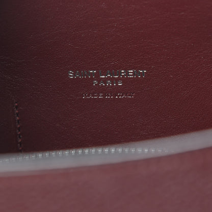 Saint Laurent Grained Calfskin Small Classic Sac De Jour Amaranto 7 of 11