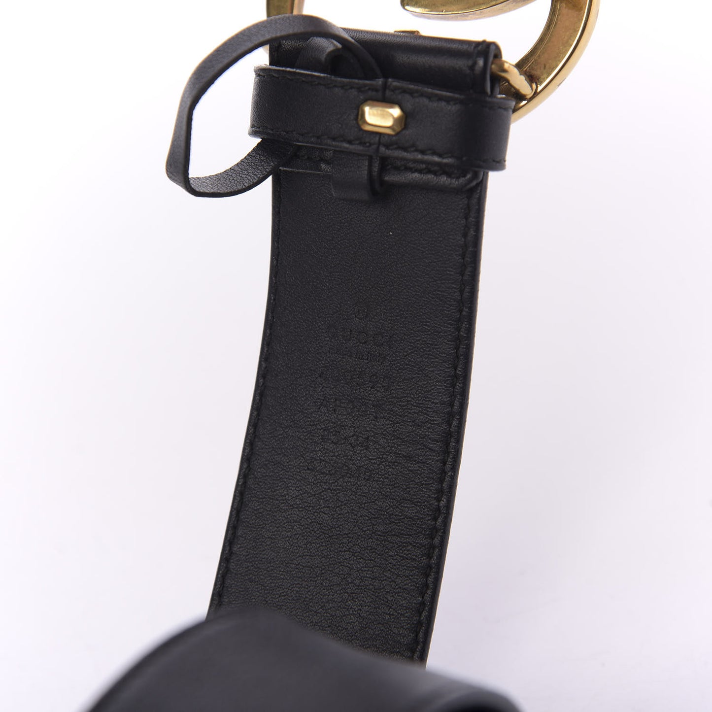 Calfskin Double G 40mm Belt 85 34 Black