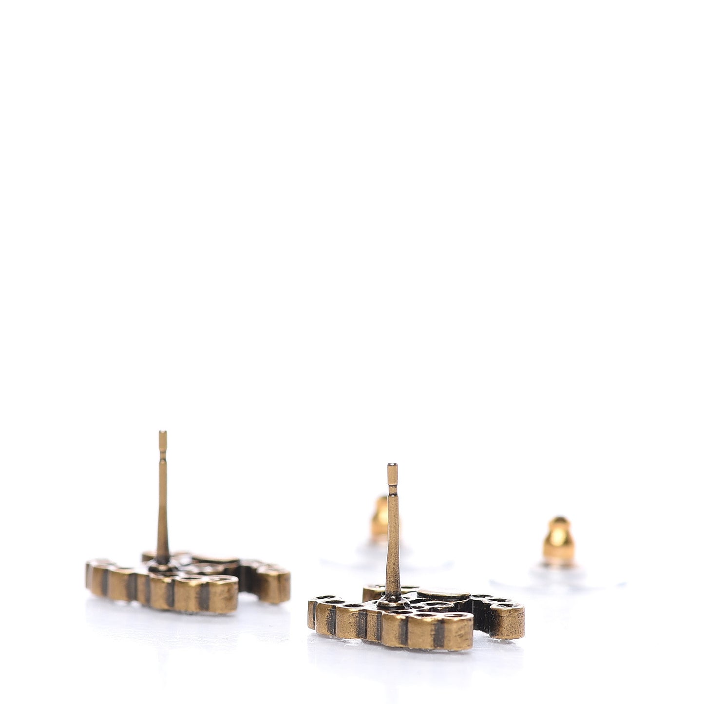Crystal City Of Lights CC Earrings Gold