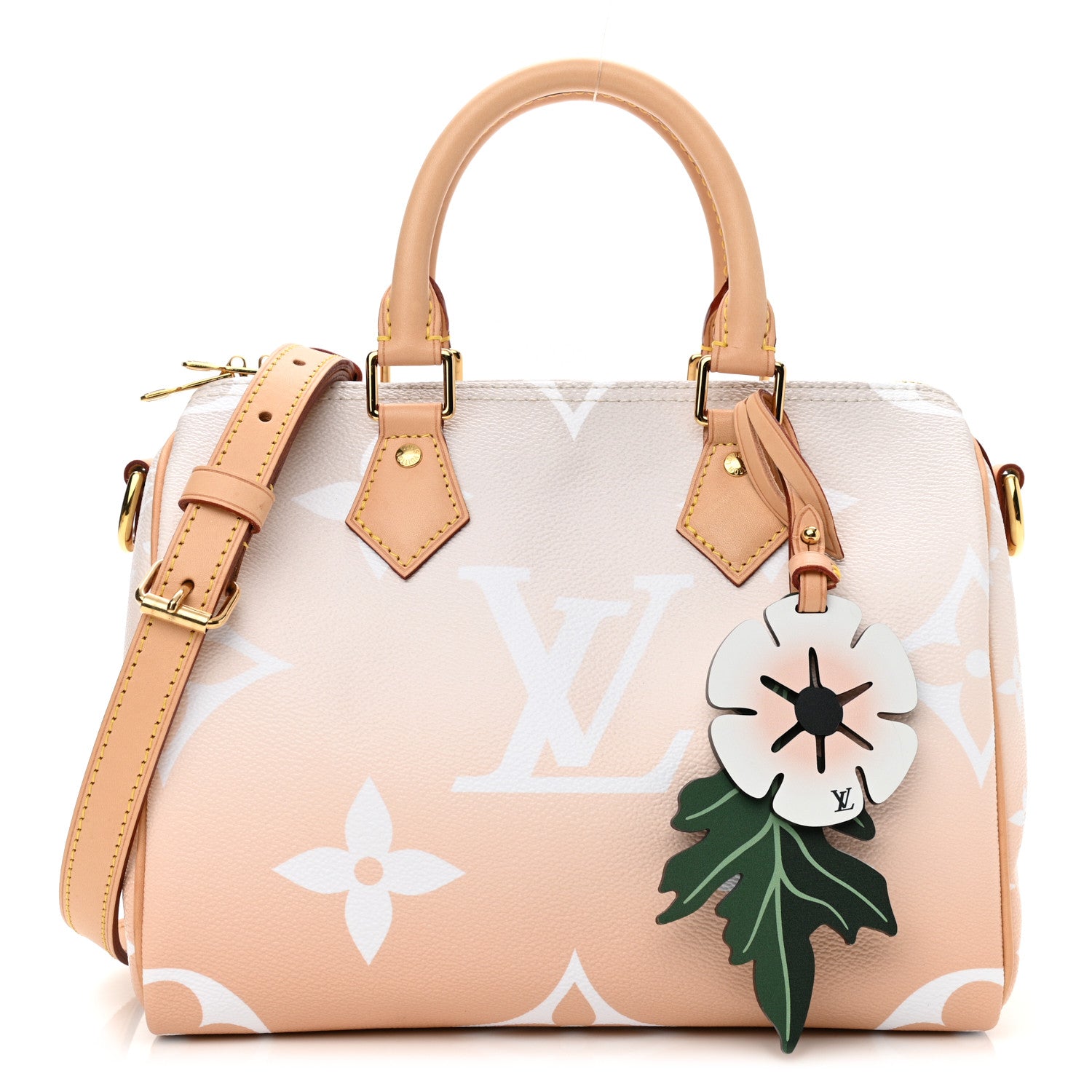 product image of LOUIS VUITTON Monogram Giant By The Pool Speedy Bandouliere 25 Brume FASHIONPHILE