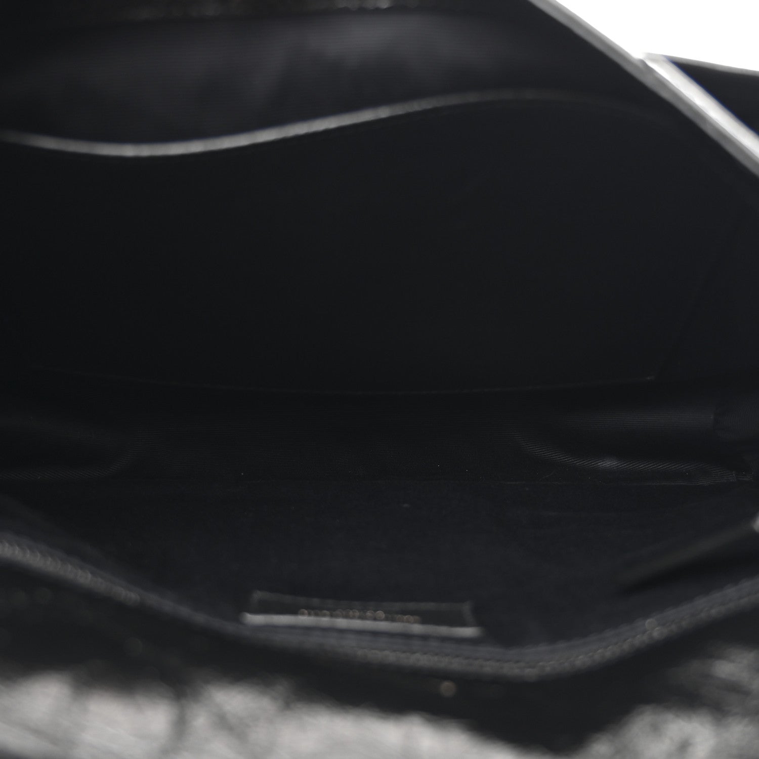Saint Laurent Crinkled Calfskin Matelasse Monogram Medium Niki Chain Satchel Black 5 of 10