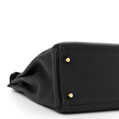 Hermes Togo Kelly Retourne 32 Black 9 of 12