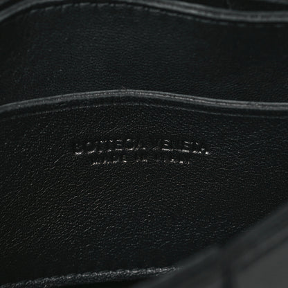 Bottega Veneta Lambskin Maxi Intreccio Candy Cassette Crossbody Bag Black 6 of 9