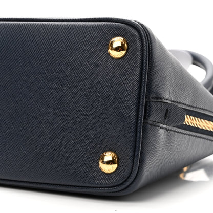 Prada Saffiano Lux Small Promenade Tote Baltico 9 of 11