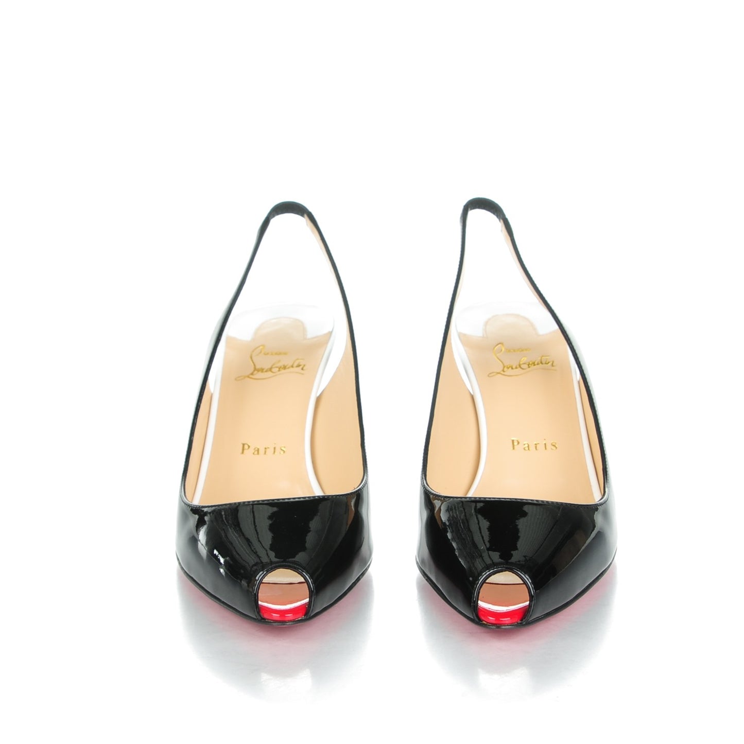 Patent Tibur Slingback 70 Pumps 38 Black White