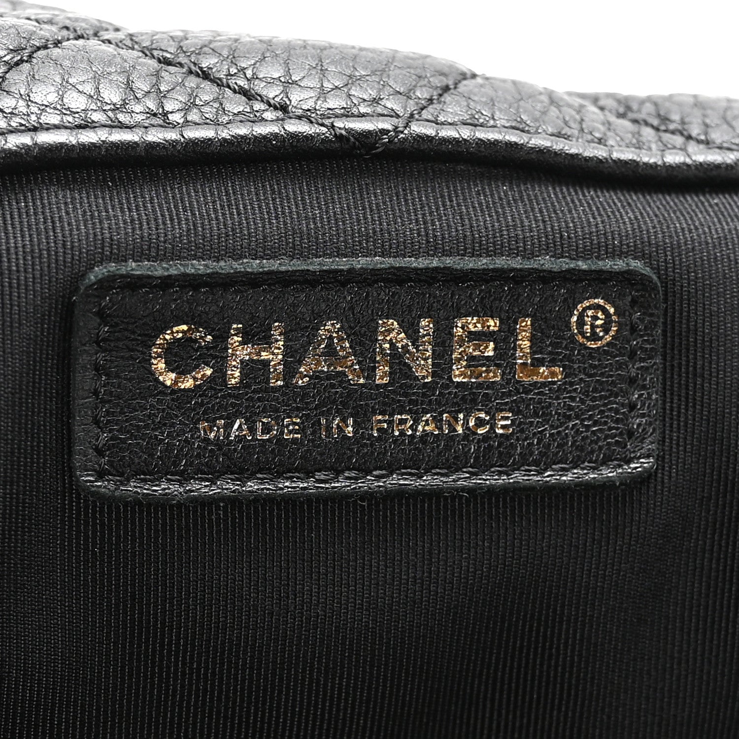 Chanel Grained Calfskin Quilted XXL Travel Flap Bag Black 6 of 10