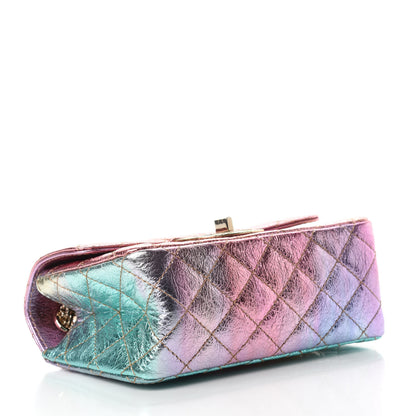 Chanel Metallic Goatskin Quilted Mini 2.55 Reissue Flap Multicolor 4 of 11