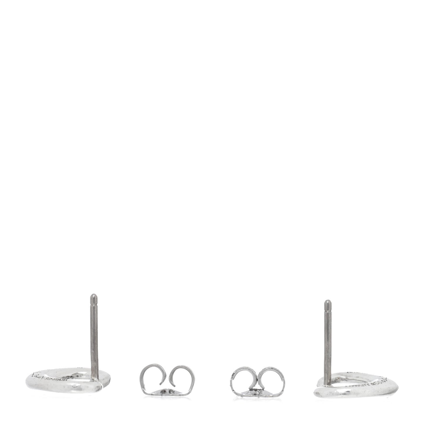 Sterling Silver 11mm Elsa Peretti Open Heart Earrings