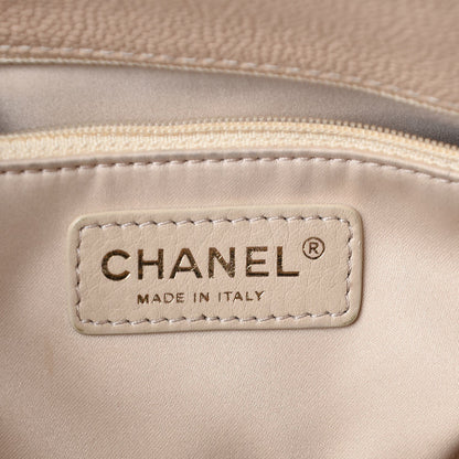 Chanel Caviar Quilted Grand Shopping Tote GST Beige Clair 6 of 15