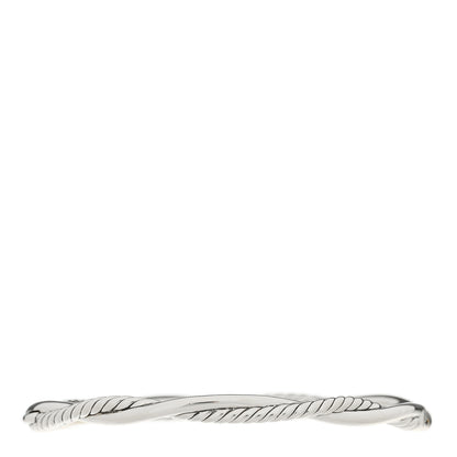 David Yurman Sterling Silver 14K Yellow Gold 4.4mm Petite Infinity Bracelet 2 of 3