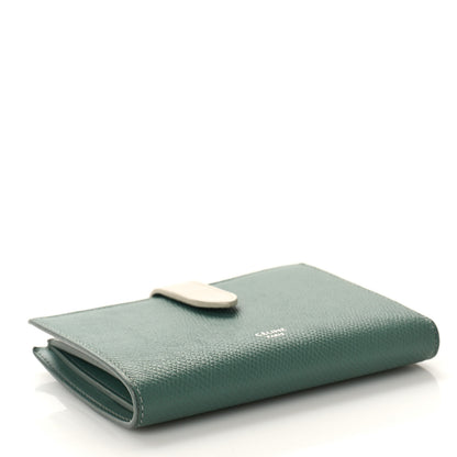Celine Grained Calfskin Medium Multifunction Strap Wallet Green 5 of 7