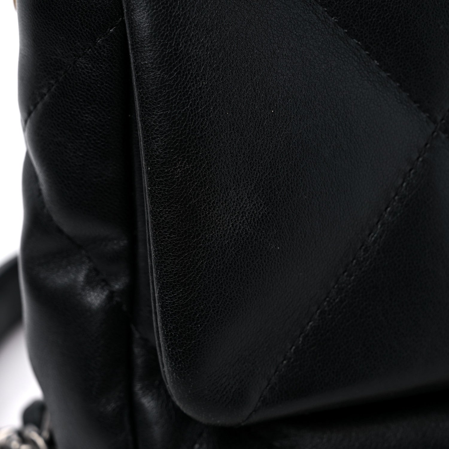 Chanel Goatskin Quilted Medium Chanel 19 Flap Black 14 of 15