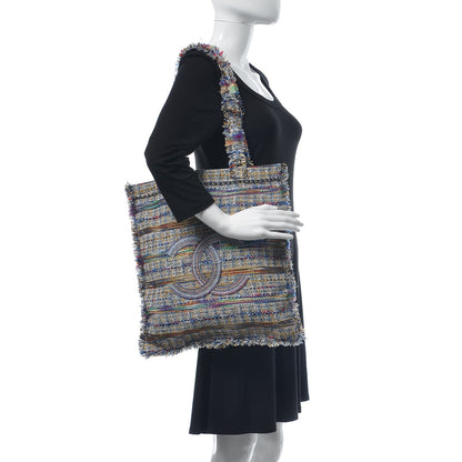 Chanel Tweed Resin CC Tote Multicolor 2 of 7