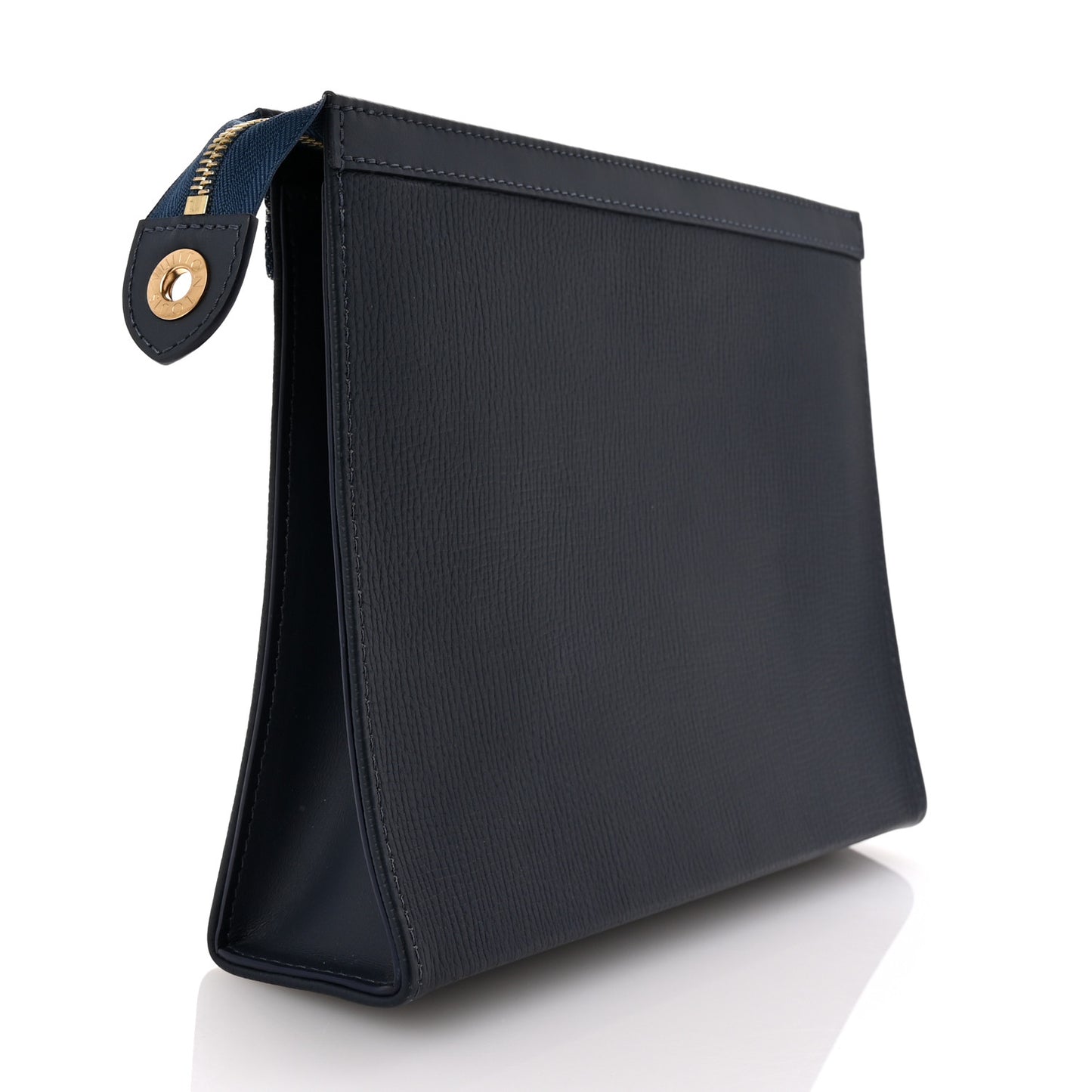 X NIGO Taurillon Monogram Denim Drip Pochette Voyage MM Blue