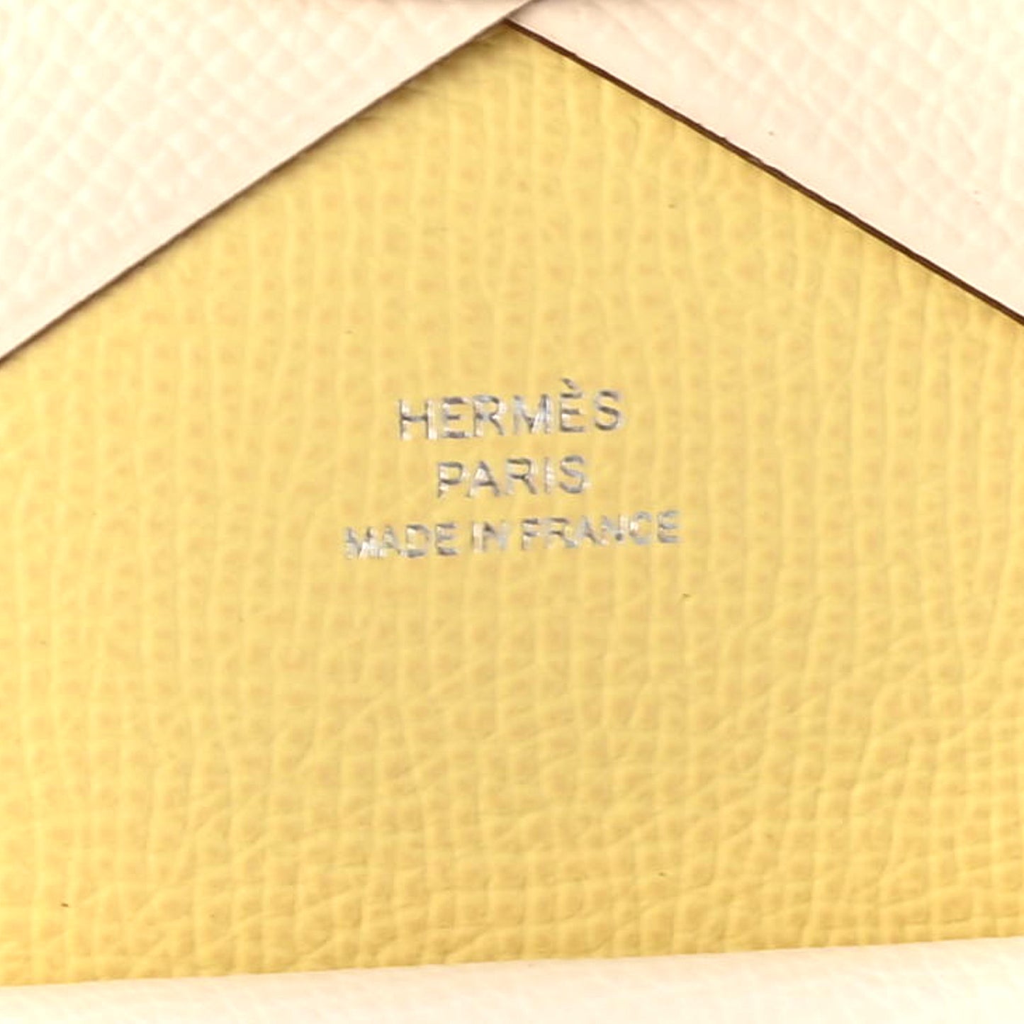 Epsom Verso Calvi Duo Card Case Nata Jaune Poussin