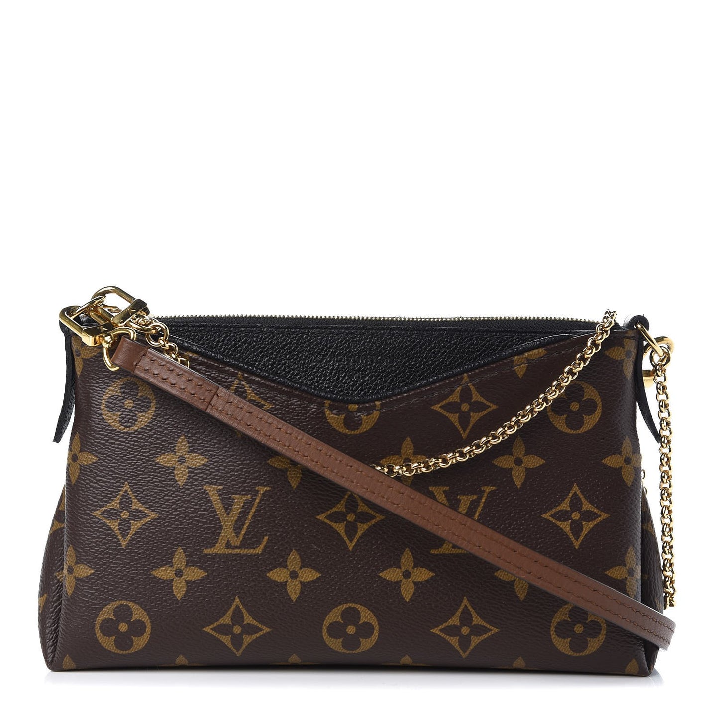 Monogram Pallas Clutch Black