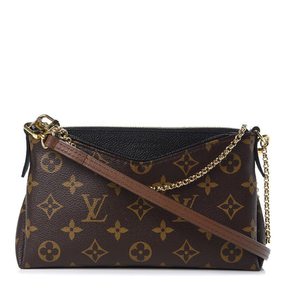 Louis Vuitton Monogram Pallas Clutch Black 1 of 8