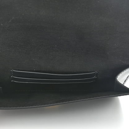 Fendi Vitello King Mini Flat Baguette Black 5 of 9