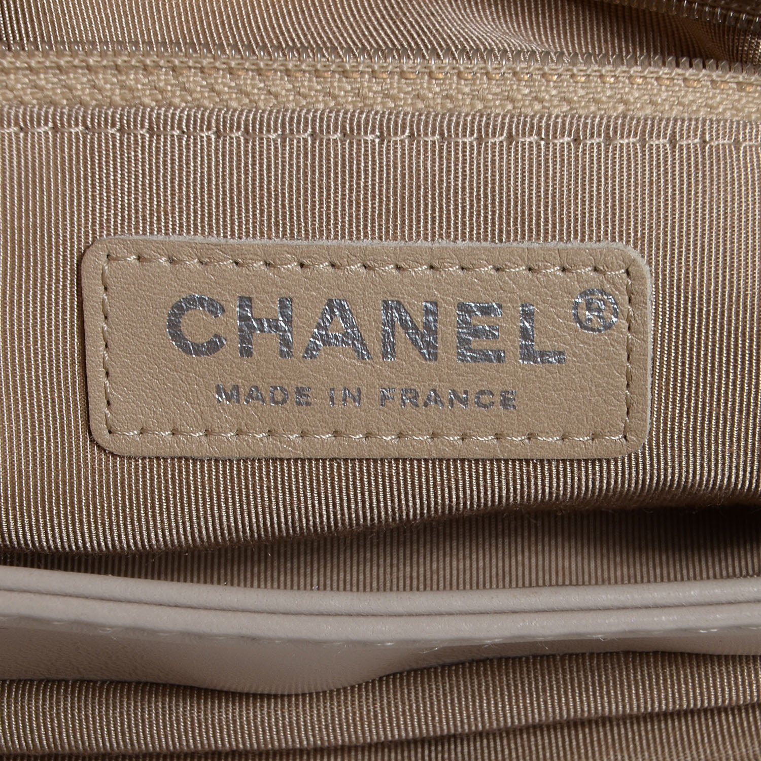 Chanel Calfskin Trianon Medium Flap Light Beige 8 of 9