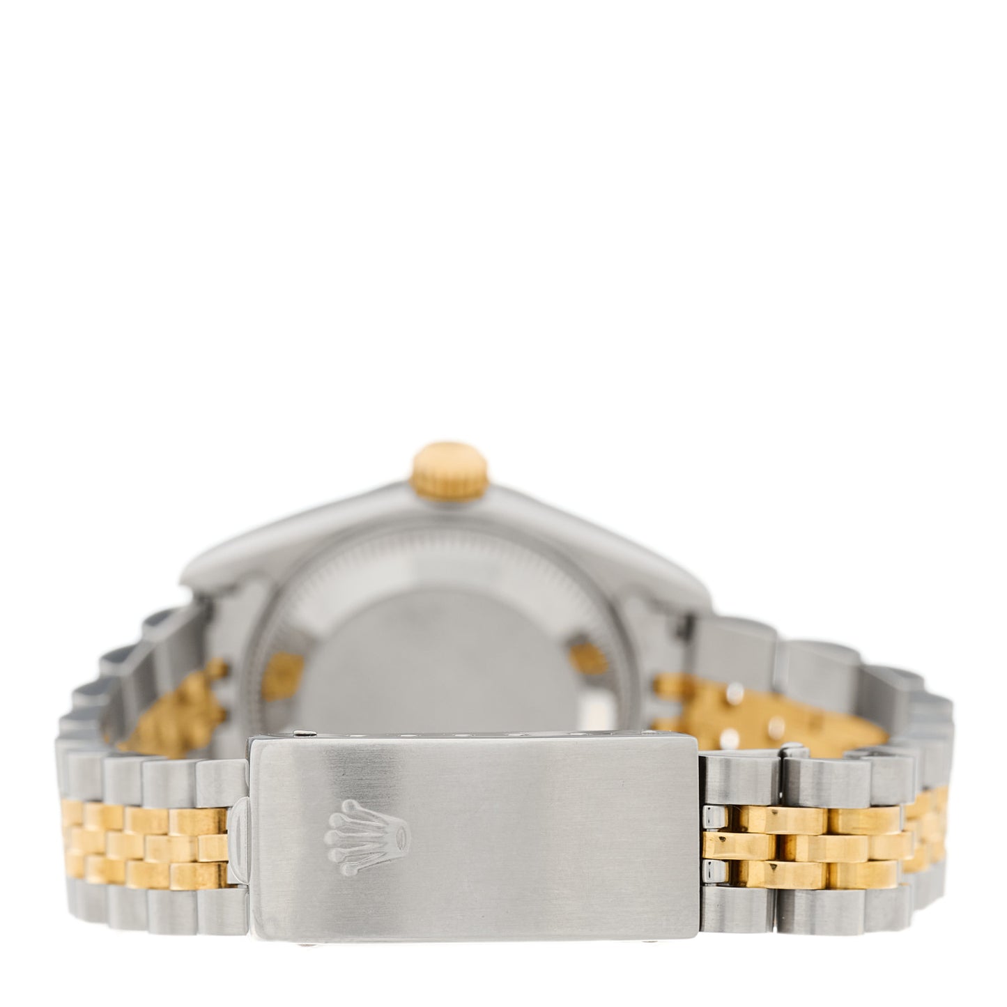 Stainless Steel 18K Yellow Gold Diamond 26mm Oyster Perpetual Datejust Watch Silver 69173
