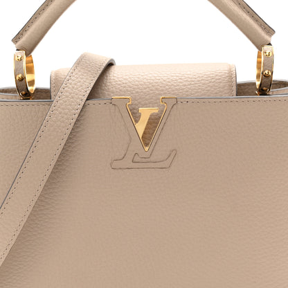 Louis Vuitton Taurillon Capucines BB Galet 7 of 9